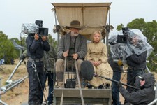 Western scene on set